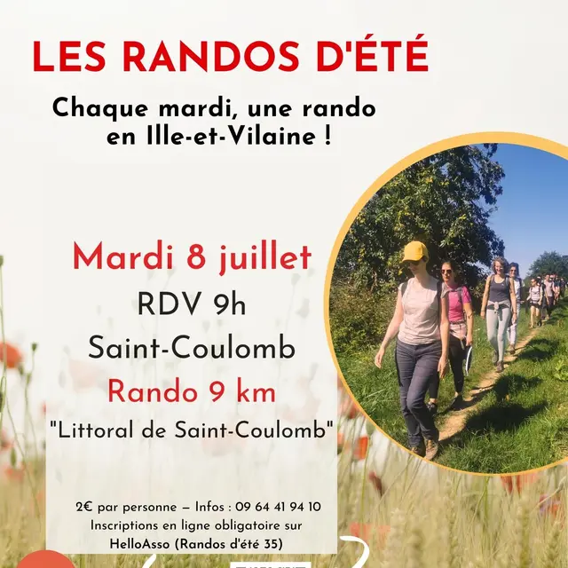 Flyer rando d'été saint-coulomb