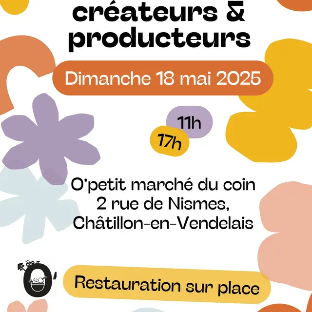 affiche Événement Marché De Créateurs