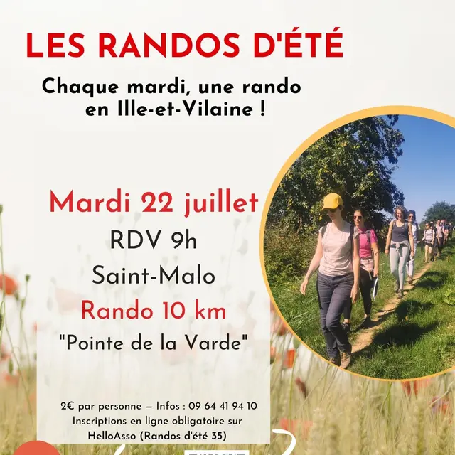 Flyer rando d'été saint-Malo