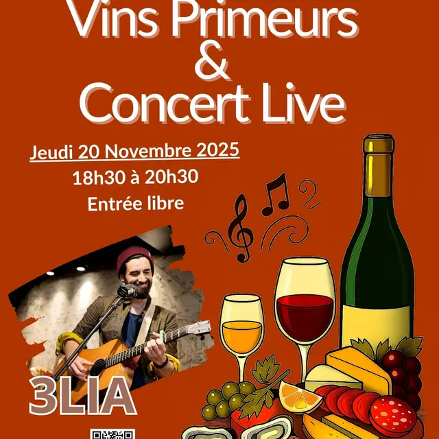 Soirée vins primeurs & concert live
