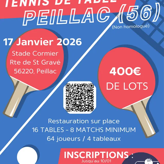 Tournoi Tennis de Table