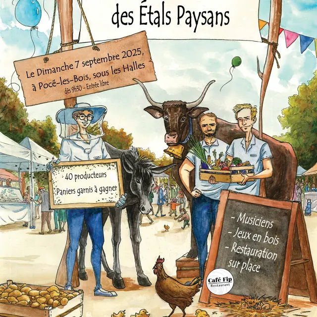 Affiche Les Etals Paysans 2025