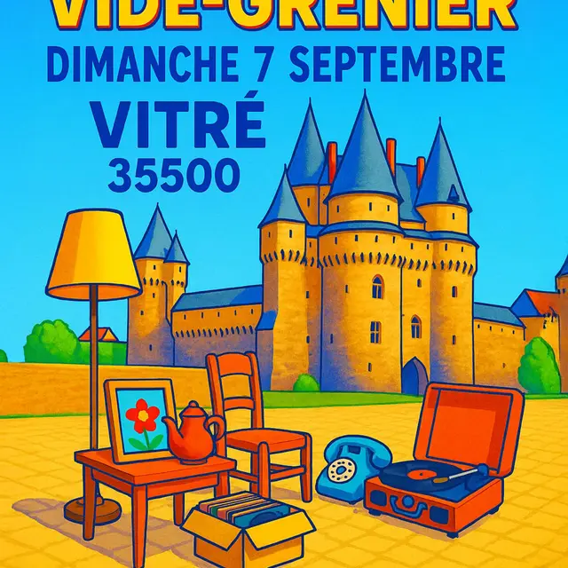 Affiche Vide Grenier Vitré