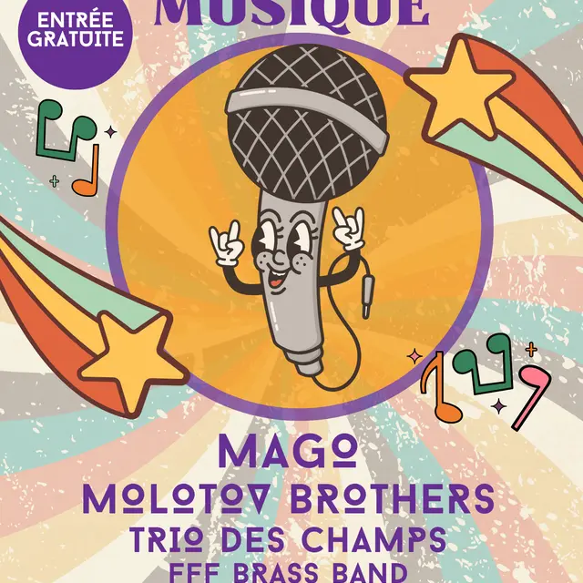 Affiche fête de la musique 2025