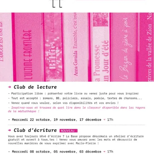 Club lecture et écriture