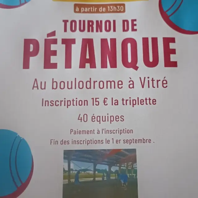 Concours pétanque téléthon