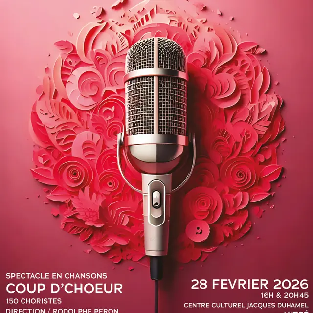 Affiche Chorale Coup d'Choeur Concert 28 février 2026