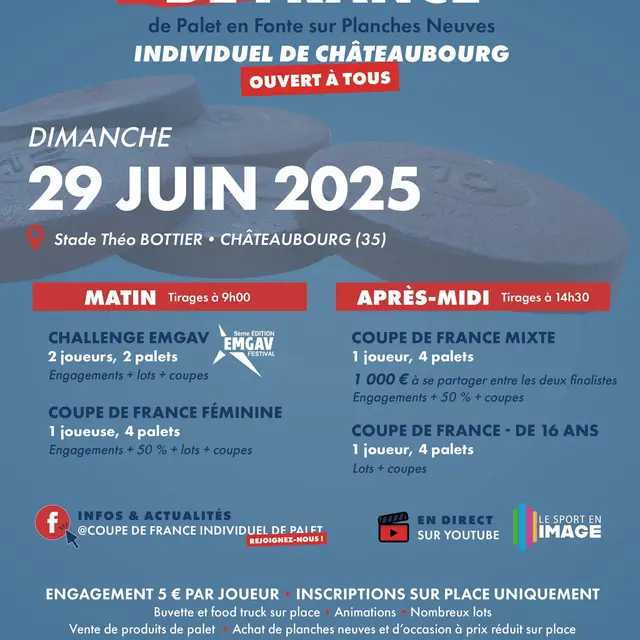 Coupe de France palets - juin 2025 - Chateaubourg