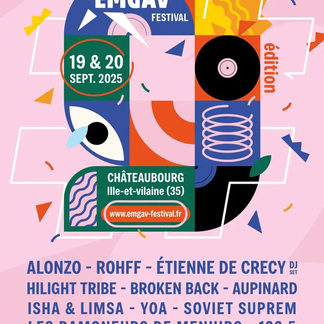 EMGAV Festival - Châteaubourg - 19 et 20 septembre 2025