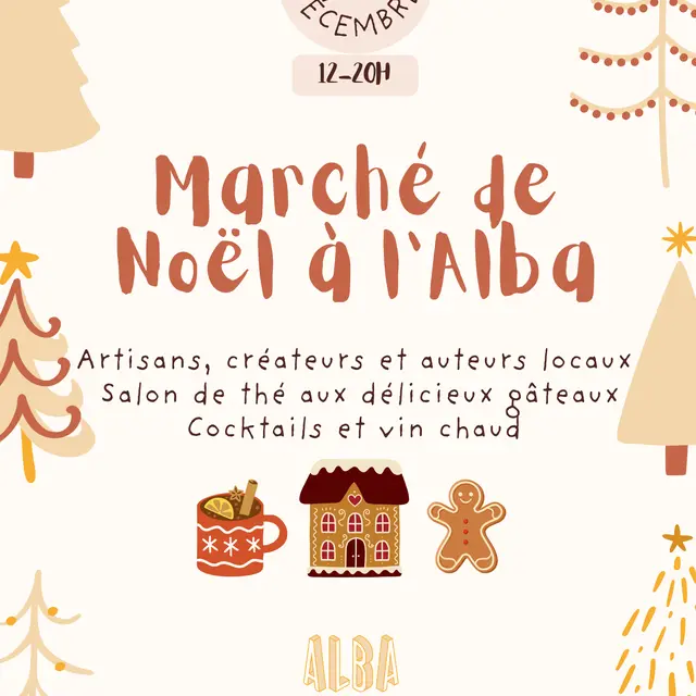 Flyer Marché Noël Alba