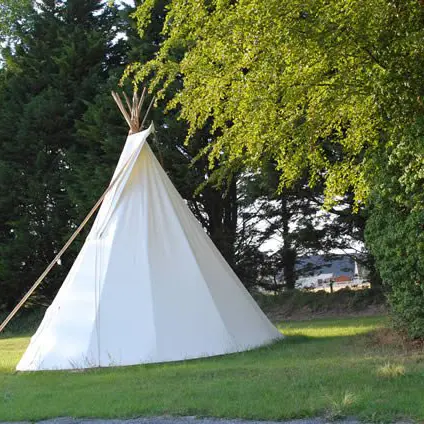 Camping de l'aumône tipi