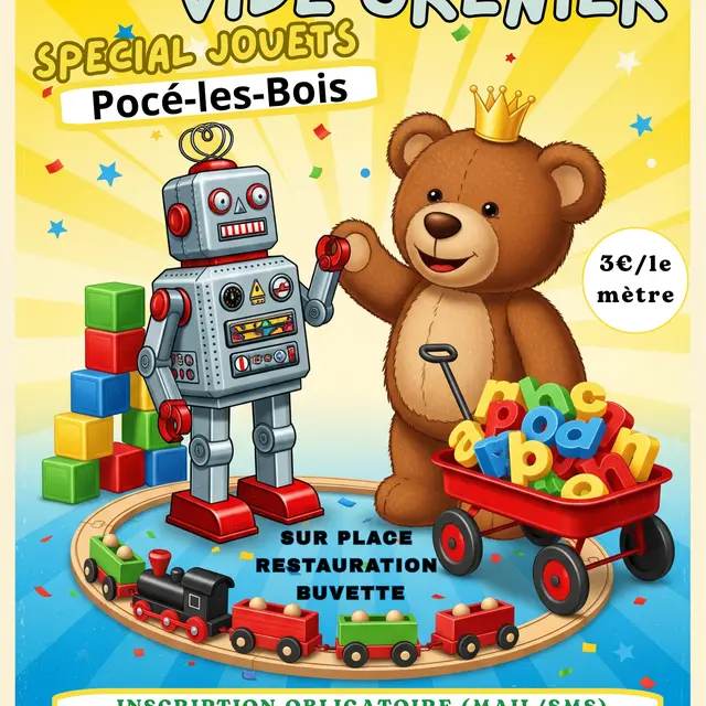 Vide grenier spécial jouets | Pocé les Bois