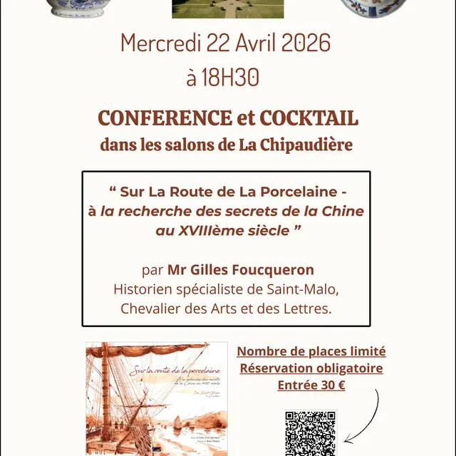 Conférence et cocktail à La Chipaudière