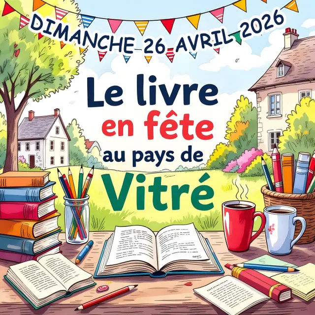 Livre en fête au Pays de Vitré - 26 avril 2026