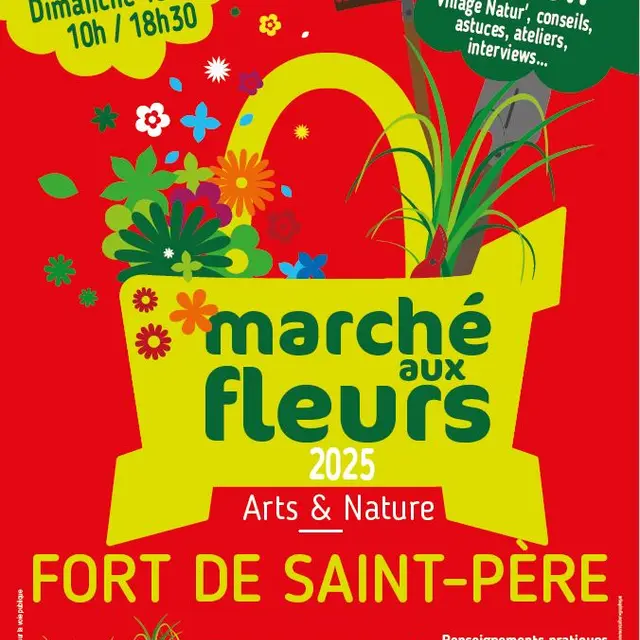 Marché aux fleurs 2025 - affiche