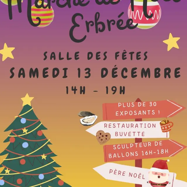 Marché de Noël Erbrée - 13 décembre