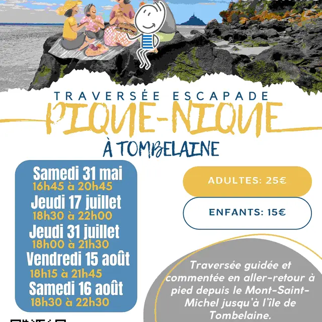 Escapade : pique-nique à Tombelaine