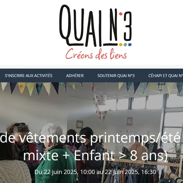 Quai n°3 troc vêtements