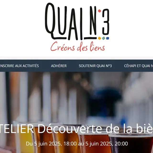 Quai n°3 découverte de la bière