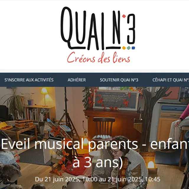 Quai n°3 éveil musical