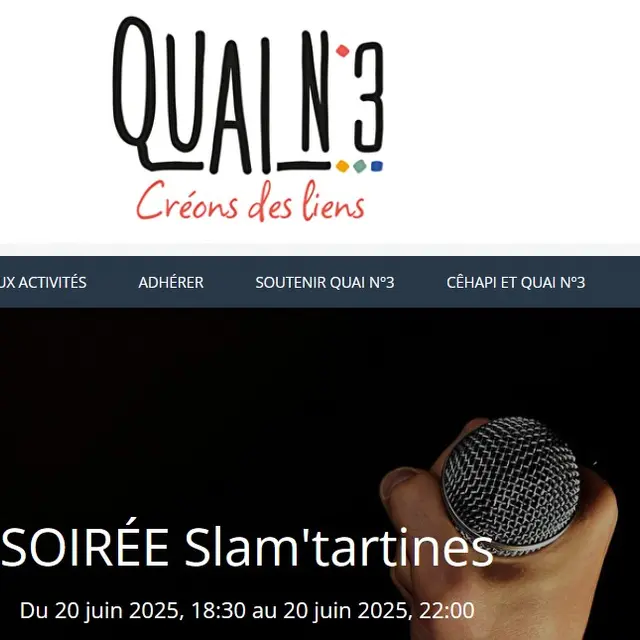 Quai n°3 slam tartine