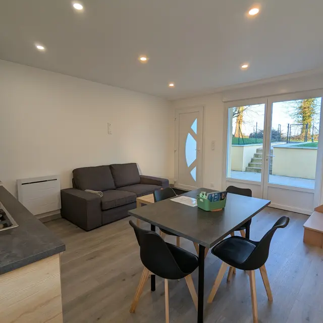 Salon Cuisine Gite de la Goustiere