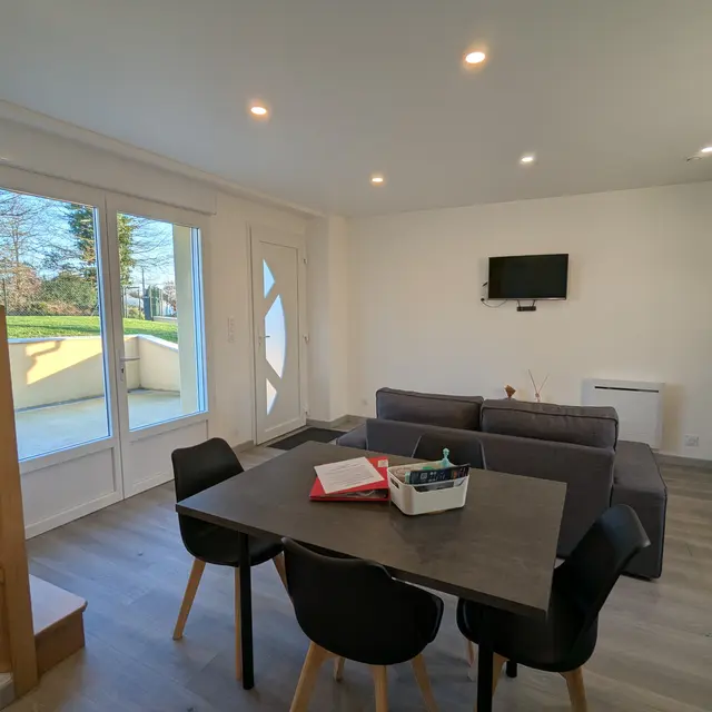 Salon Cuisine Gite de la Goustiere