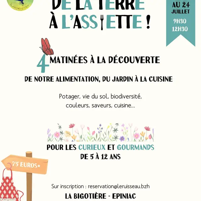 Stage de la terre à l'assiette