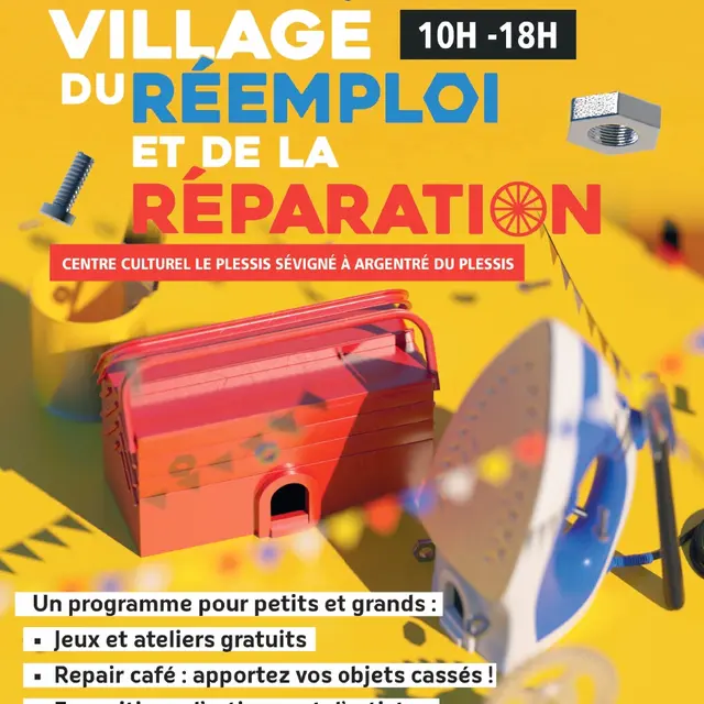 Village du réemploi et de la réparation - 24 mai - Argentré-du-Plessis