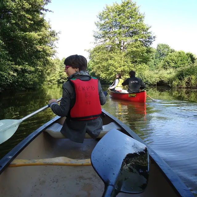 Visite guidée en canoë kayak de Montfort sur Meu