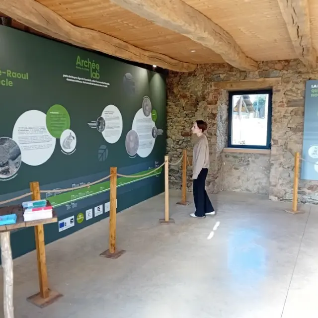 Visite de l'Archéolab