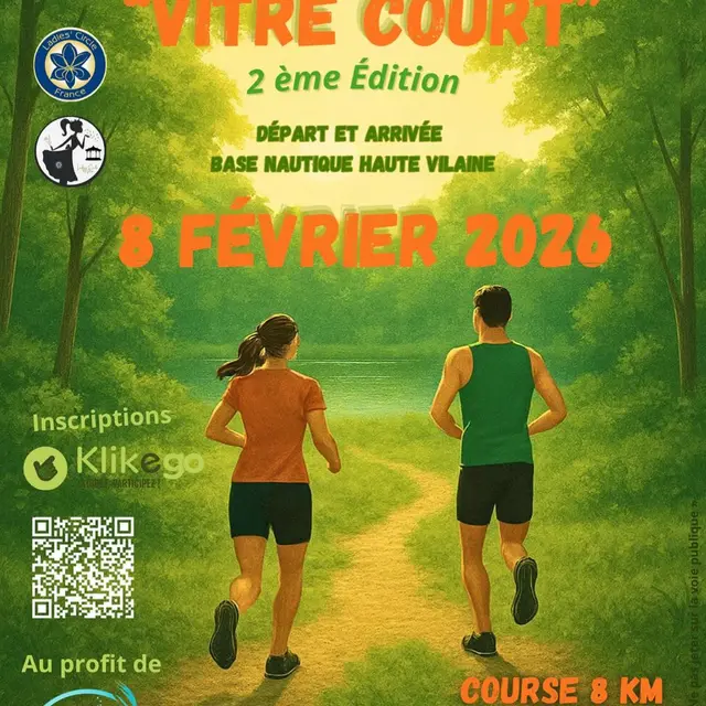 Vitré Court 2ème édition 8 février 2026 - Lac de la Haute Vilaine