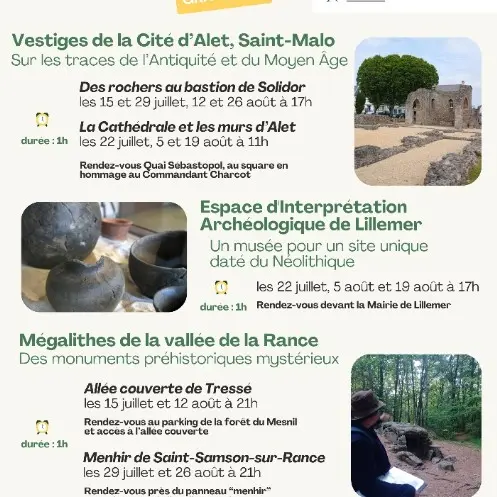 affiche visite archéologique