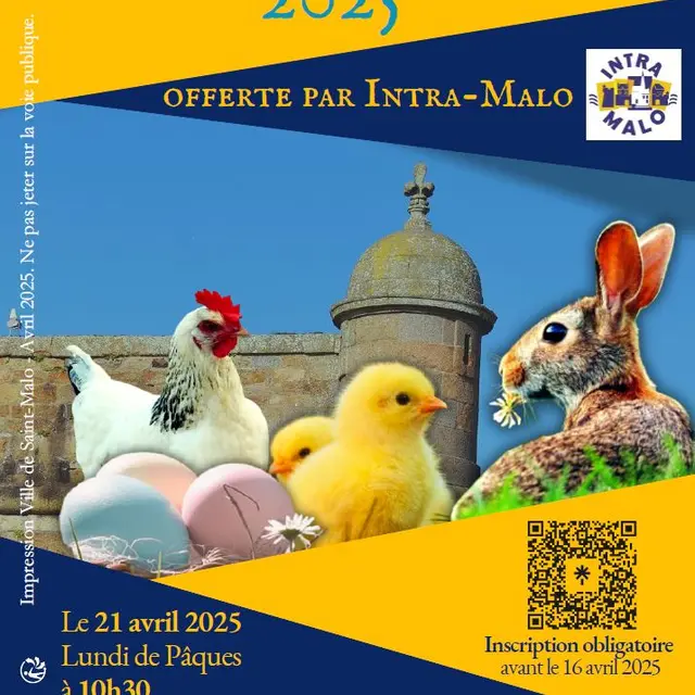 chasse aux oeufs 21 avril 2025