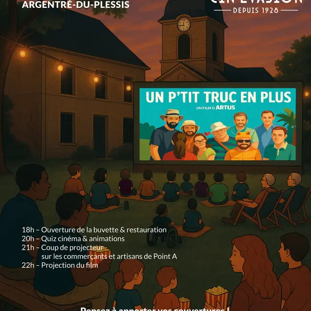 Cinéma en plein air Cin'Évasion