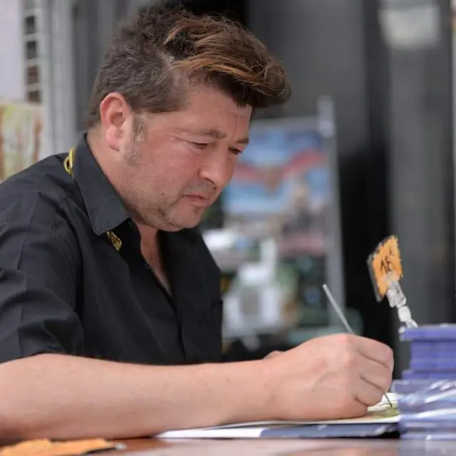 photo de Jim Colorex en dédicaces