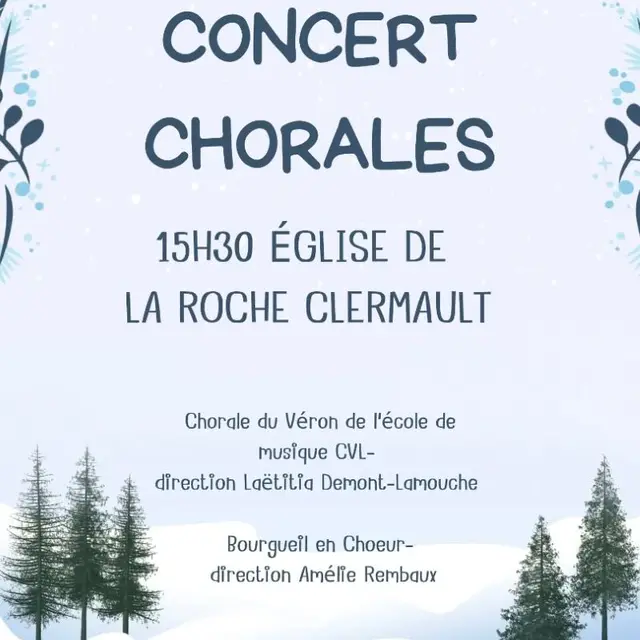 Affiche Concert Chorales