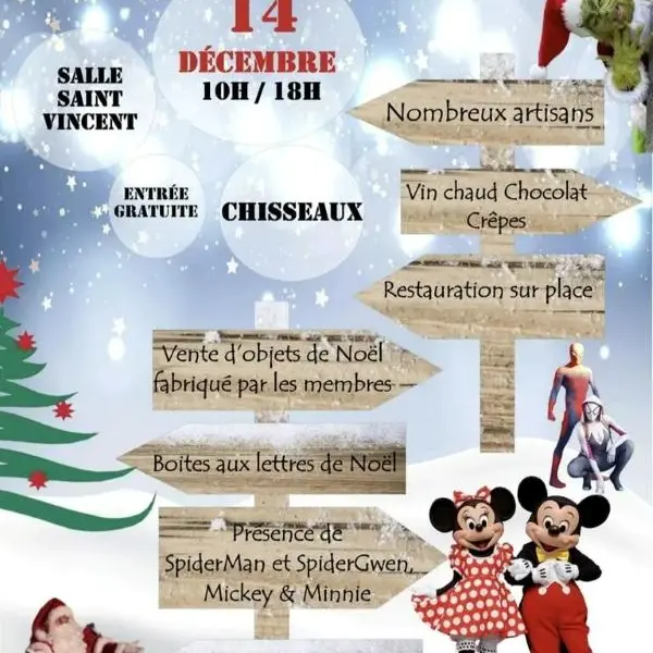 marché de Noel Chisseaux