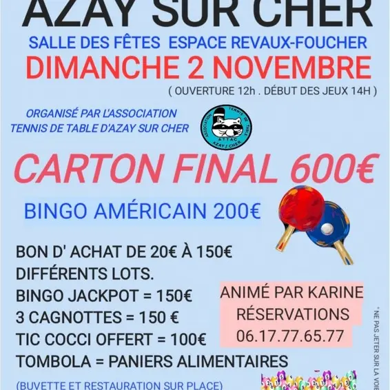 Super loto à Azay-sur-Cher