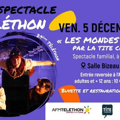 Soirée spectacle du Téléthon à Véretz