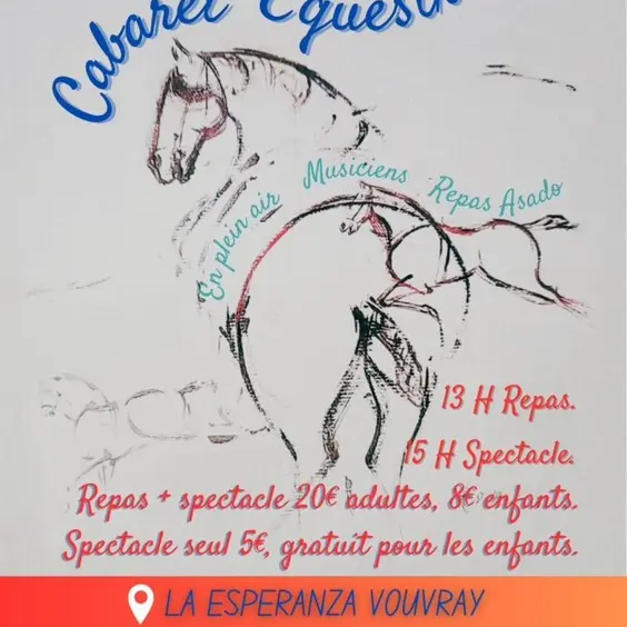 Cabaret équestre à Vouvray