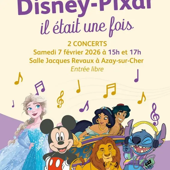 Concert In était une fois Disney-Pixar à Azay-sur-Cher