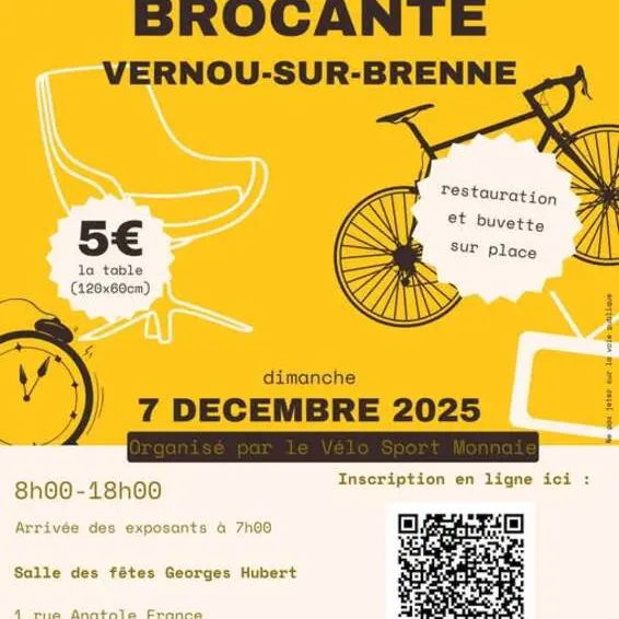 Brocante vide-grenier à Vernou-sur-Brenne