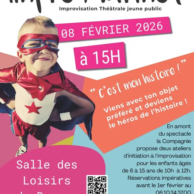 Impro Marmot Goûter- Spectacle familial à Reugny
