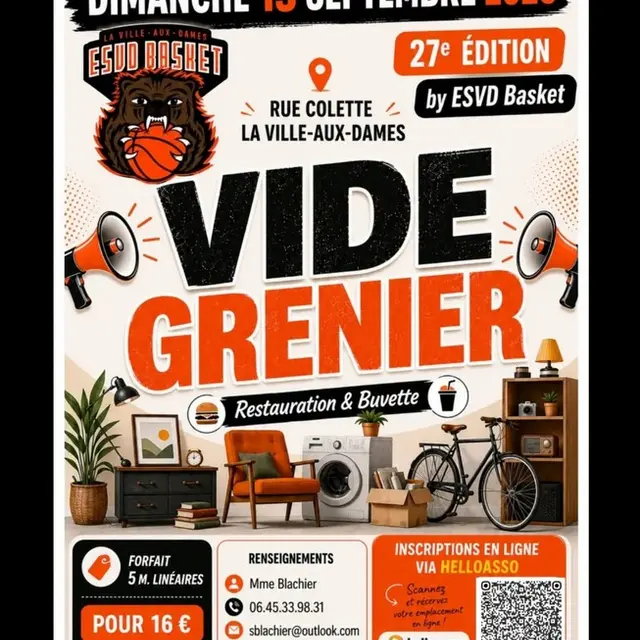 Vide-grenier à La Ville aux Dames