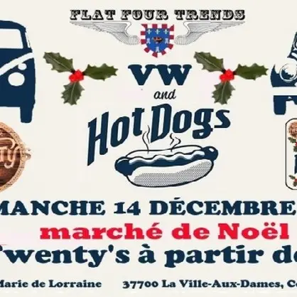 VW and Hot Dogs de Noël au Twenty's