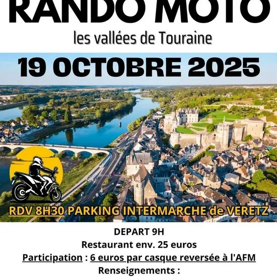 Rando moto à Véretz