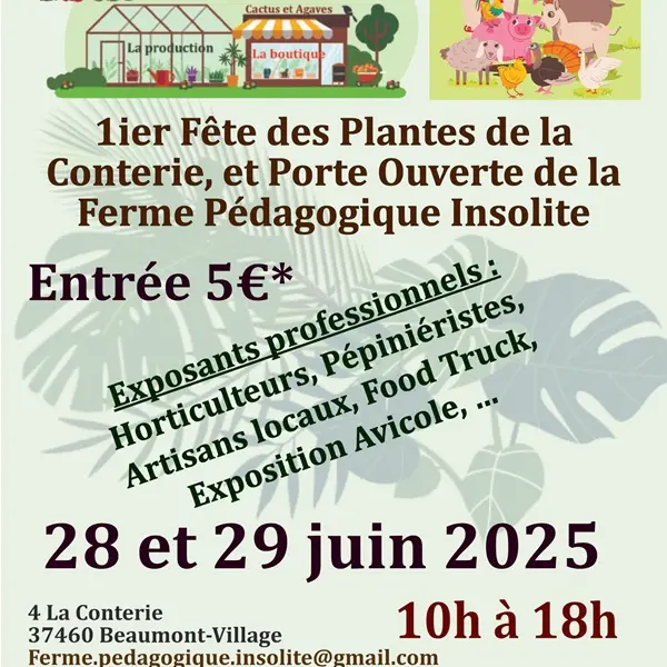 1er fête_des_plantes_Beaumont_Village_Loches_Val_de_Loire