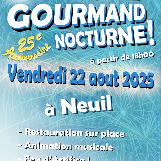 23e Marché gourmand nocturne Neuil 22 août 2025