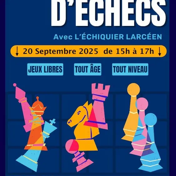 Animation d'échecs à Larçay